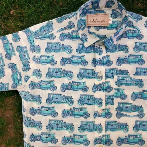 Car Print Shirt for Kids